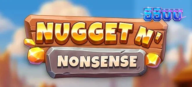 Visual vibrante e caótico de Nugget n’ Nonsense com elementos de mineração